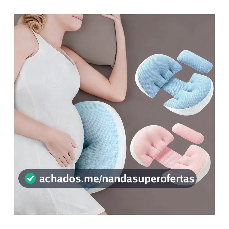 Confort Travesseiro Almofada para Gestante / Gravida Confortável Melhora o sono Ajustavel Dormir