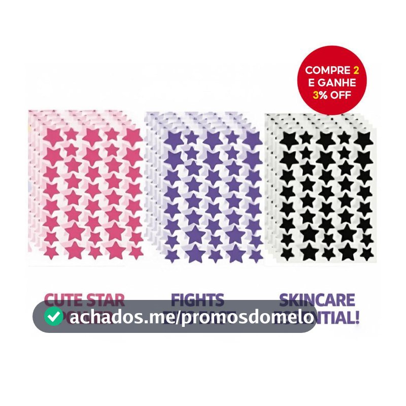 Adesivos hidrocolóides anti-acne para espinhas; cuidado inverno; presente ideal Natal/Ano Novo