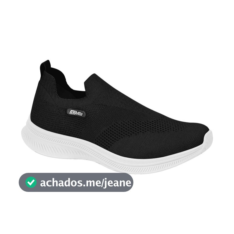 Tênis Feminino Calce Fácil Beira Rio Actvitta Original Esporte Knit Conforto Academia Caminhada 4829
