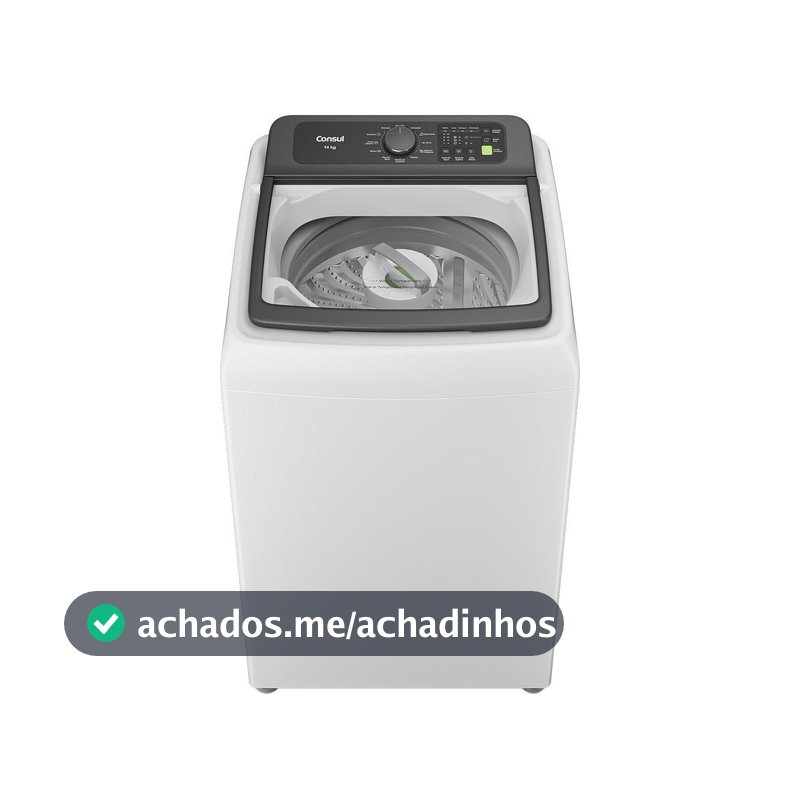 Máquina de Lavar Consul 14Kg com Modo Eco Branca CWN14AB