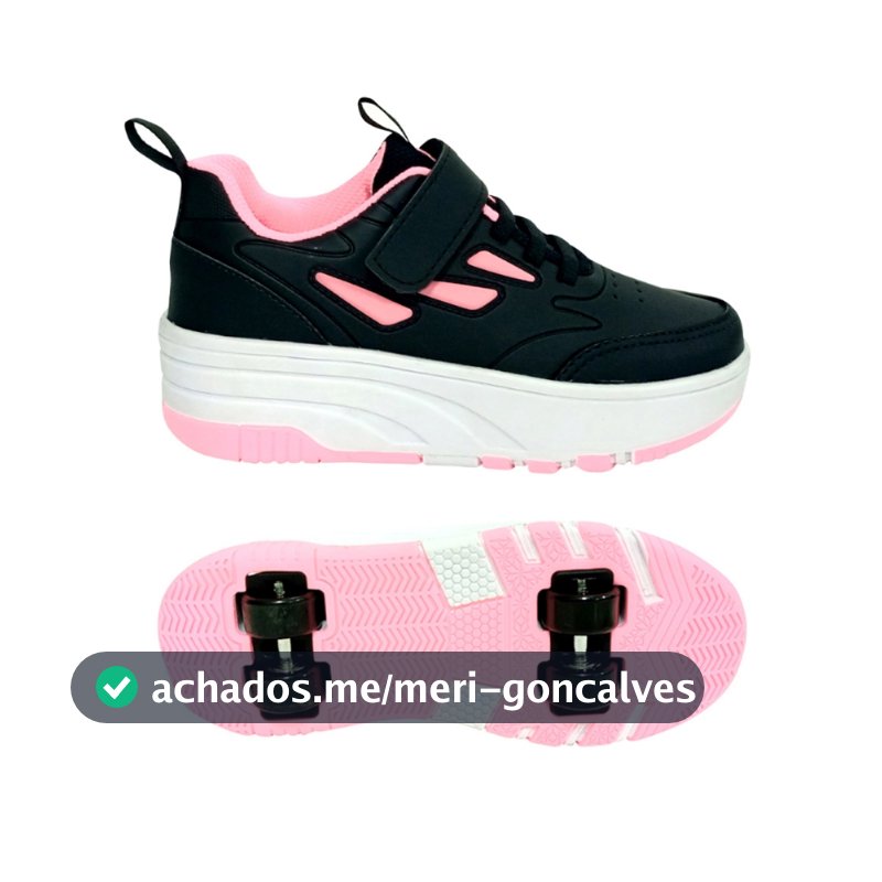 Tenis Rodinha Infantil 2 rodas Removíveis  Menina Menino 28 Ao 37 Super Macio Entrega Rápida