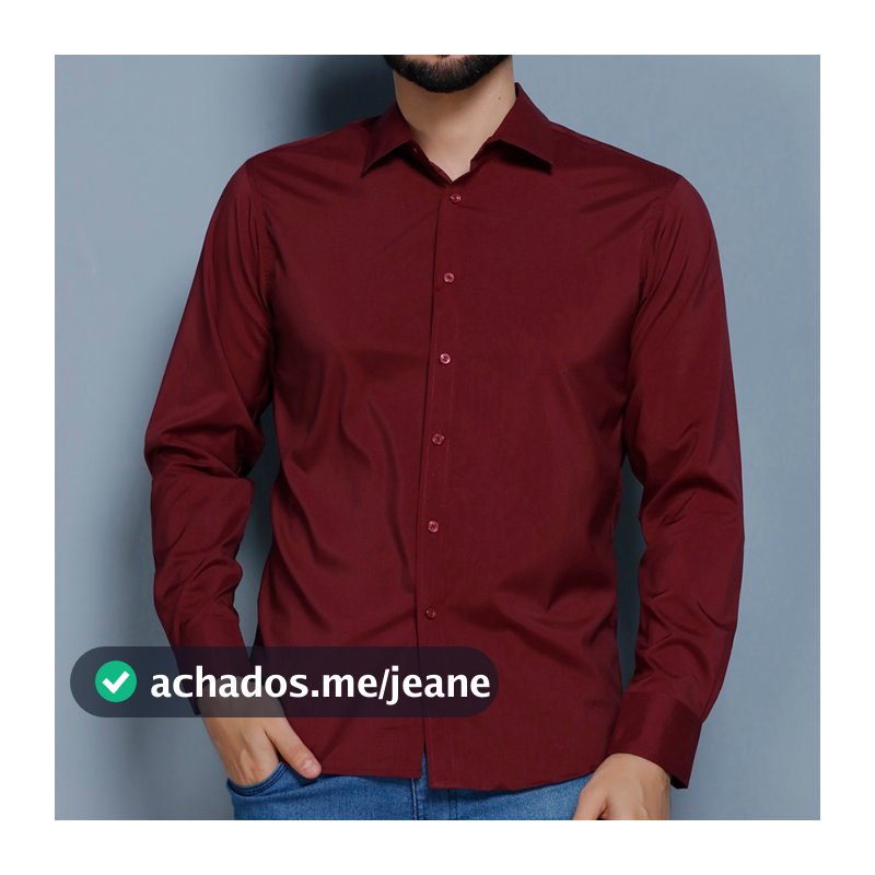 camisa social  lisa não amassa passa fácil