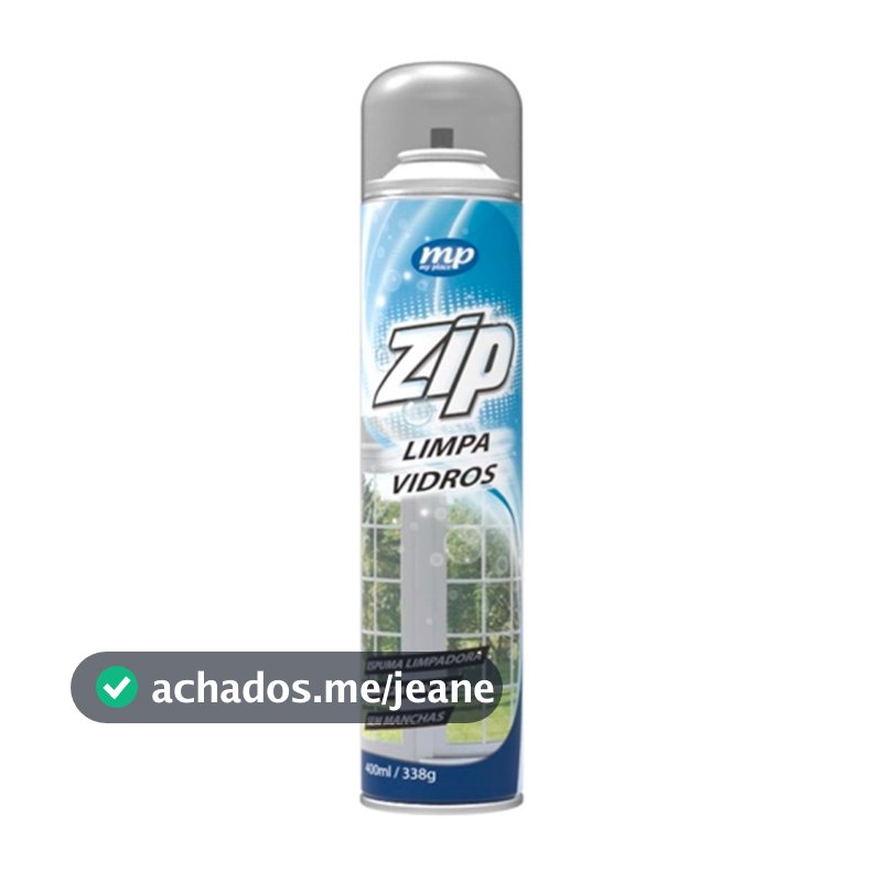 Limpa Vidros Sray ZIP Sem Manchas Limpeza Eficaz 400ML MY PLACE