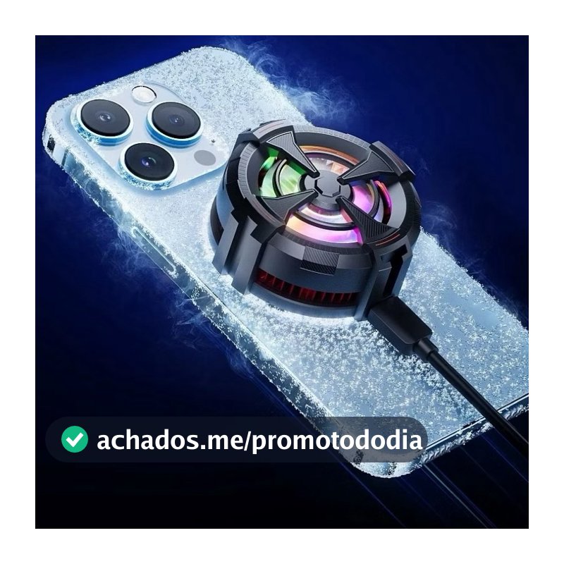 Refrigerador Portátil Gamer para Celular Resfriamento Rápido e Eficiente