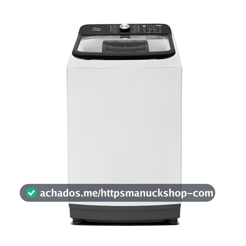 Máquina de Lavar Roupas 15kg Midea Wave Agitator - Branca