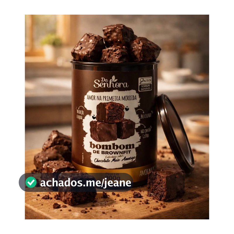 Bombom Zero Açúcar de Brownie 200g