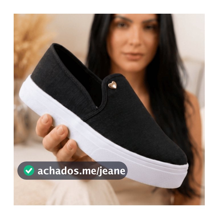 Slip On Feminino Fashion Minimalista Confort Premium