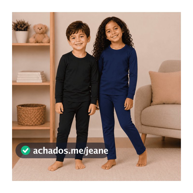 Conjunto Térmico Infantil - Tamanhos 2 ao 12