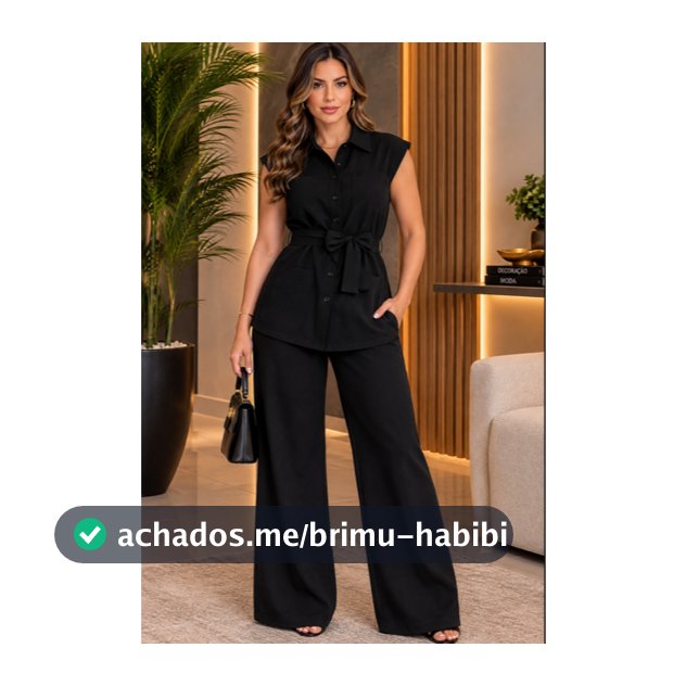 Conjunto Feminino Marrant Blusa Alongada Com Calça CON-2006HZ
