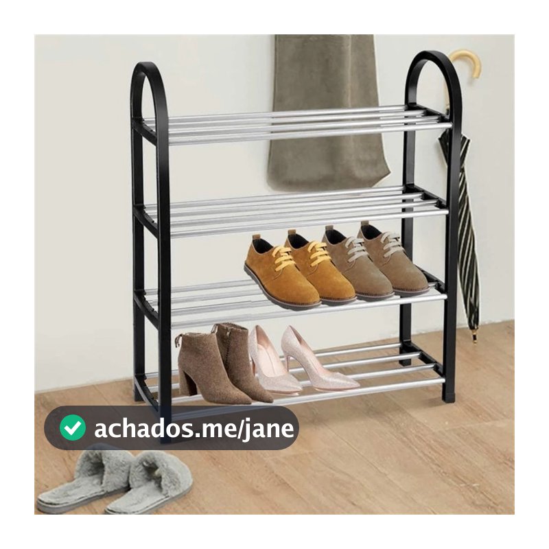 Sapateira Organizador Prateleira De Sapatos Tênis 8 Pares Desmontável Portátil