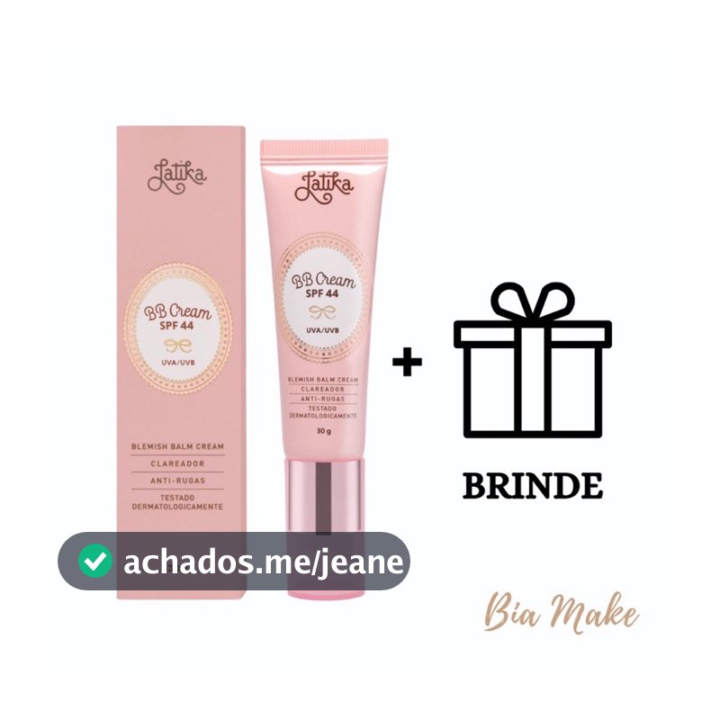 BB Cream Latika Clareador e Antirugas FPS 44- Bege Claro