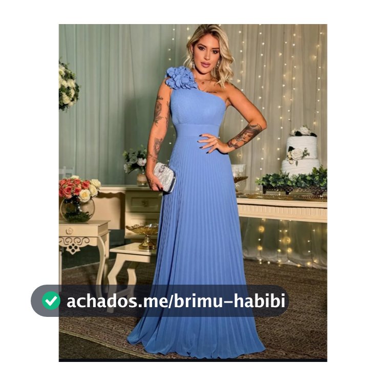 Vestido Unilateral longo saia plissado Feminino MULA MANCA para Eventos corporativos casamentos e formatura