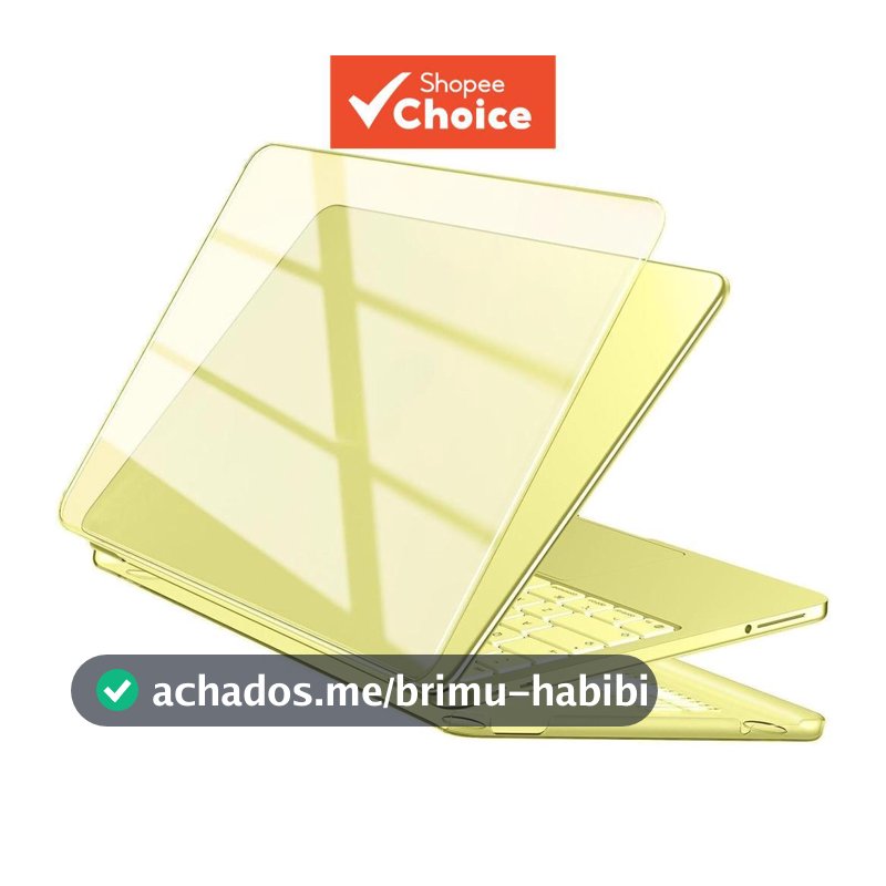 Capa Dura Transparente Crystal Clear para MacBook Neo 13 2026 A3404 A18 Pro, Fina, Leve, Protetora Antirriscos,