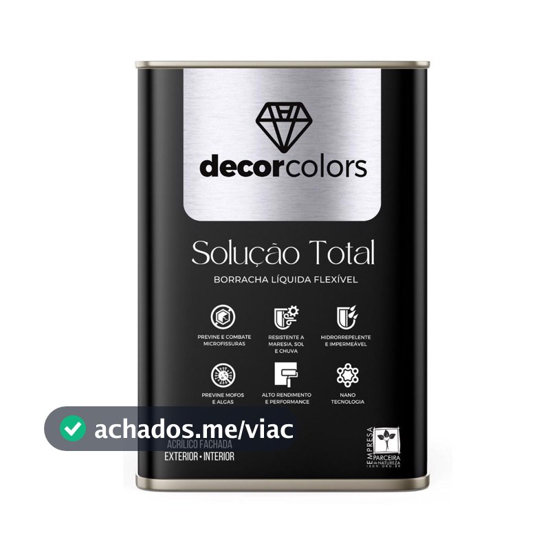 Borracha Líquida Solução Total 21,5kg - Decor Colors