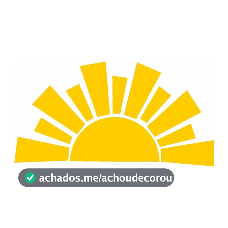 TOTEM DISPLAY MDF DE CHÃO RAIO DE SOL PELA METADE Decoração Festa Infantil Cenario