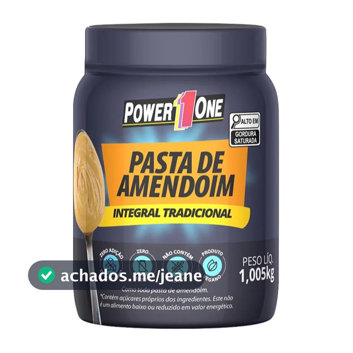 Pasta de Amendoim - Todos os Sabores - Power One1