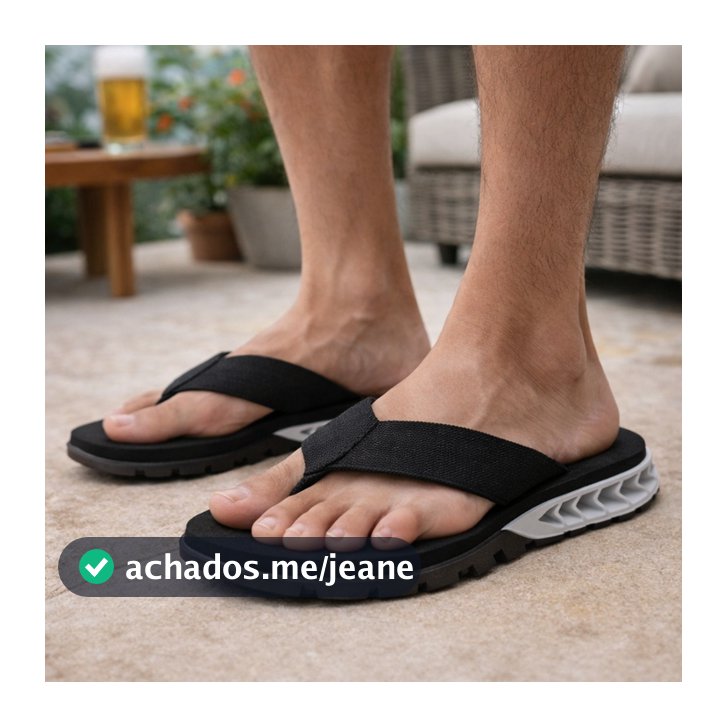 Chinelo Masculino Feminino Emborrachado Oferta Relâmpago
