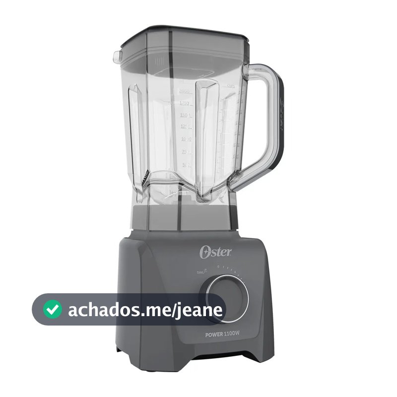 Liquidificador Oster 3,2 Litros 12 Velocidades Cinza - 220v