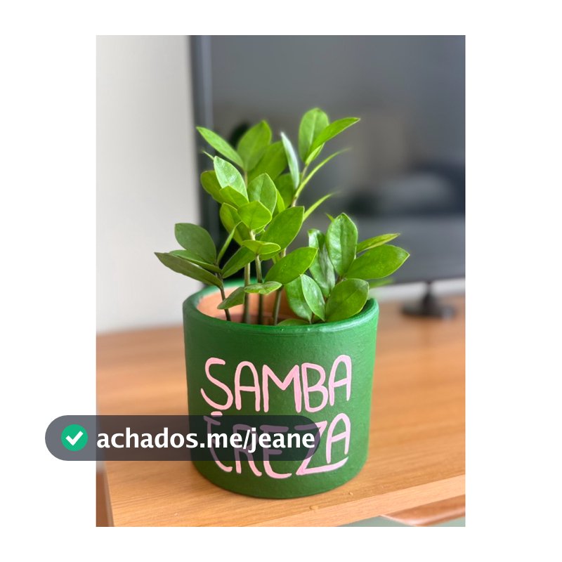 Samba é Reza - Vasos de cerâmica