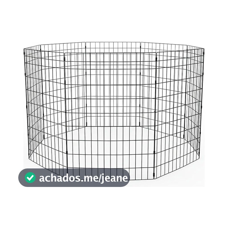 Cercado para cachorro 80 cm de altura de medio porte Cercadinho Pet Móvel