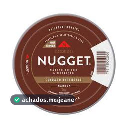 Graxa Preta Marrom Nugget para Sapatos e Couro Cera para Brilho em sapato