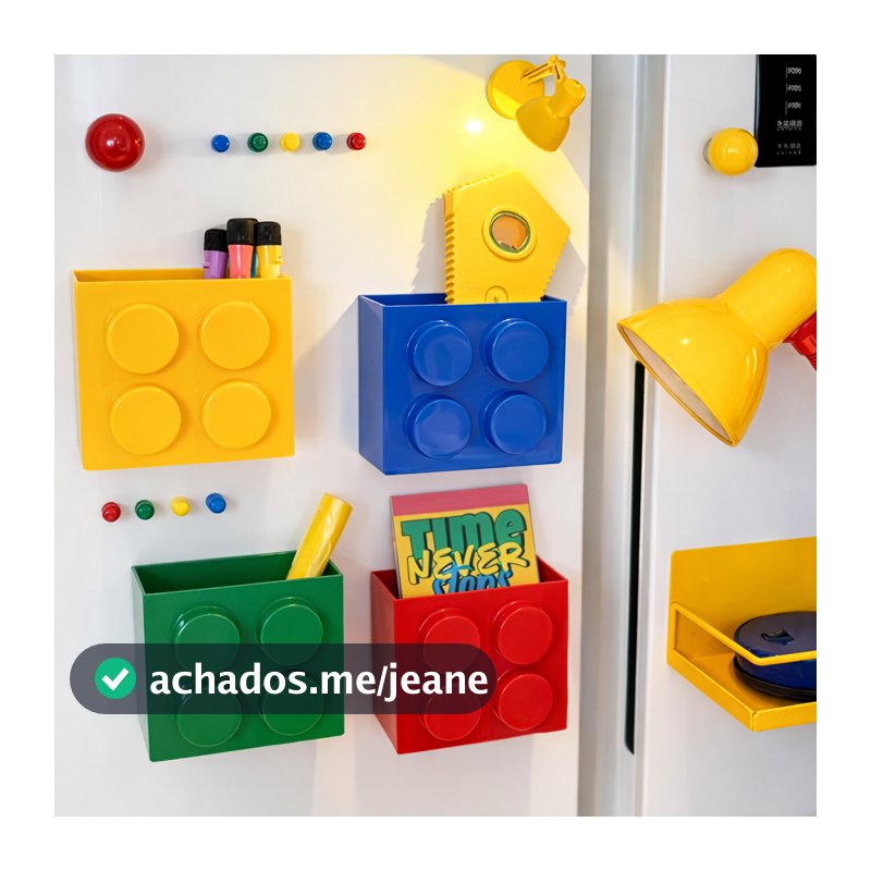 Organizador Magnetico Ima De Geladeira  Cozinha Geladeira Máquina de Lavar Temperos