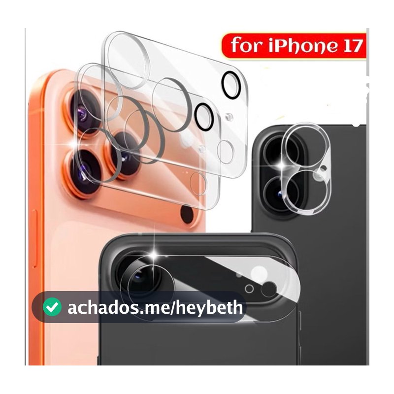 kit 1/2/3/4 Pelicula de Câmera Vidro Para IPhone 17 17AIr 17PRO 17PRO MAX