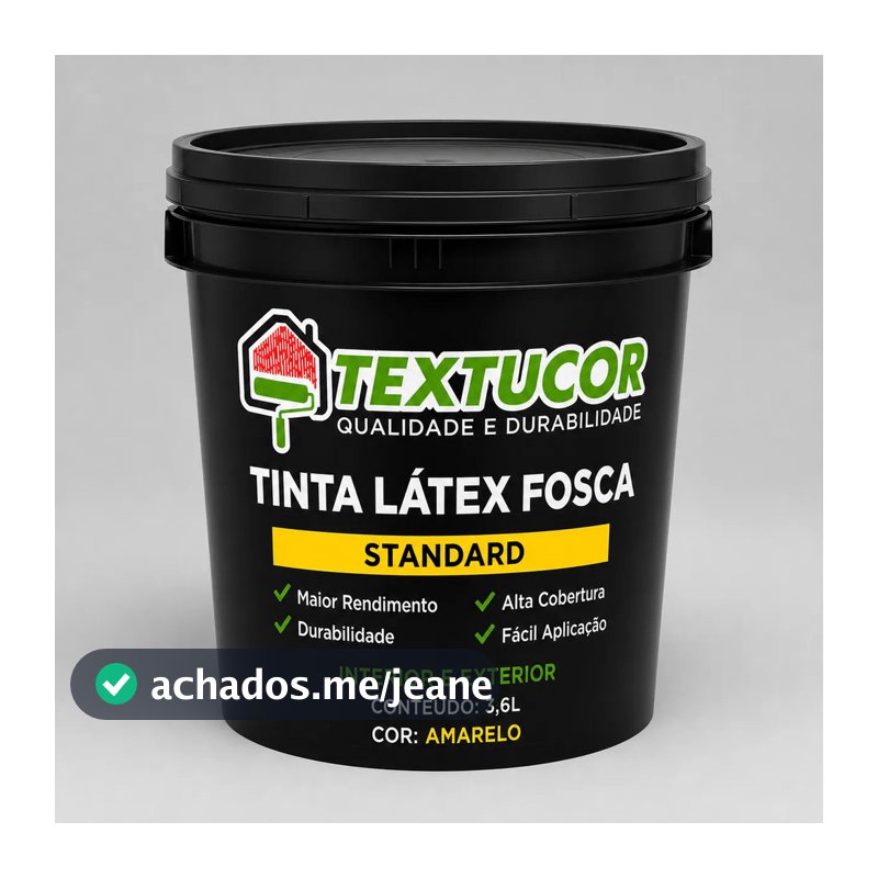 Textucor Tinta Acrílica Látex Fosca 3,6l Uso Int e Ext