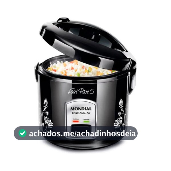 Panela Elétrica Mondial NPE-08-5X Fast Rice 5 Xícaras 400W