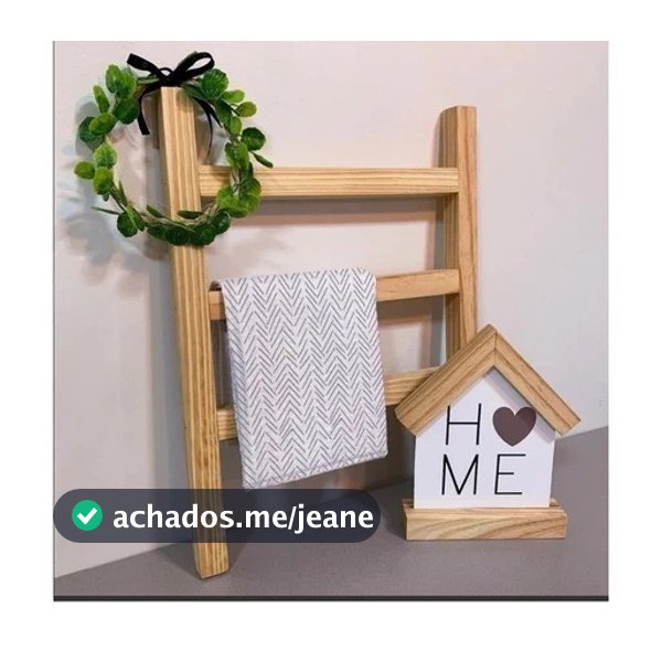 Escadinha Decorativa Suporte para Pano De Prato Decoração Cozinha