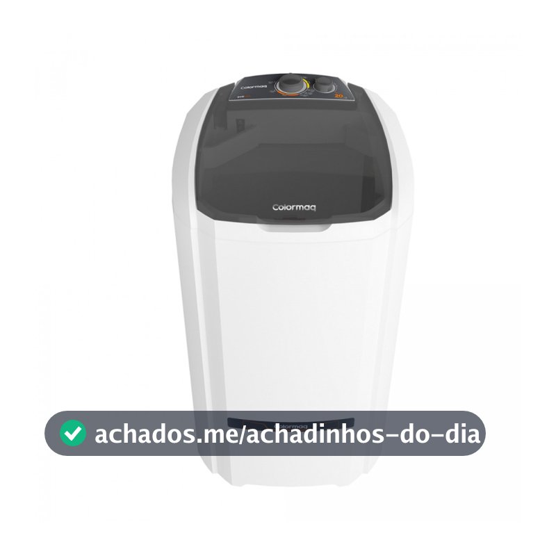 Lavadora Semi Automática Tanquinho Colormaq 20,1kg