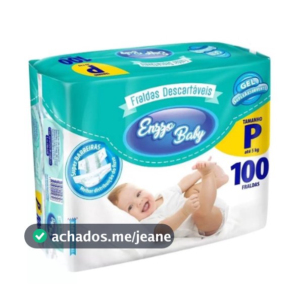 Fralda Descartável Infantil Enzzo Baby