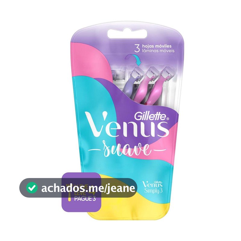 Aparelho de Depilação Venus Suave Leve 4 Pague 3
