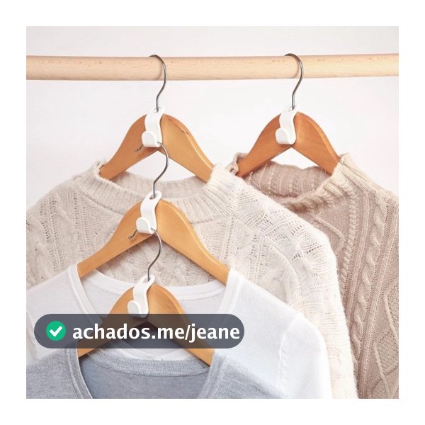 Gancho Extensor De Cabide De Roupas Conector Kit 10 20 50pçs