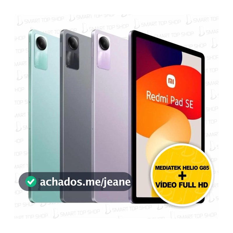 Tablet Xiaomi Redmi Pad SE  e Redmi Pad 2  256GB/8GB e 128/4GB - Original Lacrado