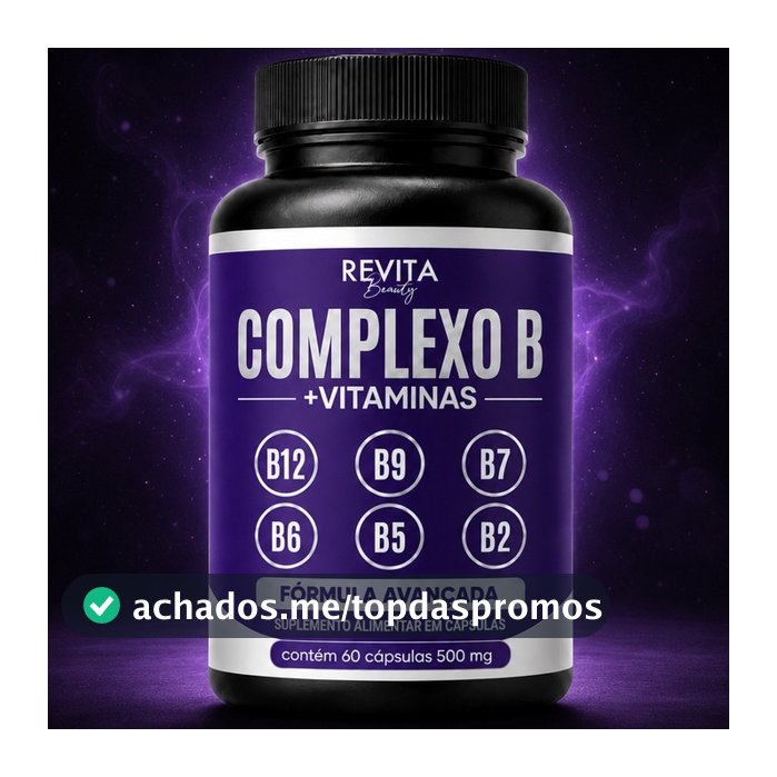 Complexo B Vitaminas B12 | B6 | B9 | Forma Ativa B6 B9 (Metilfolato) B12 (Metilcobalamina) 60 caps