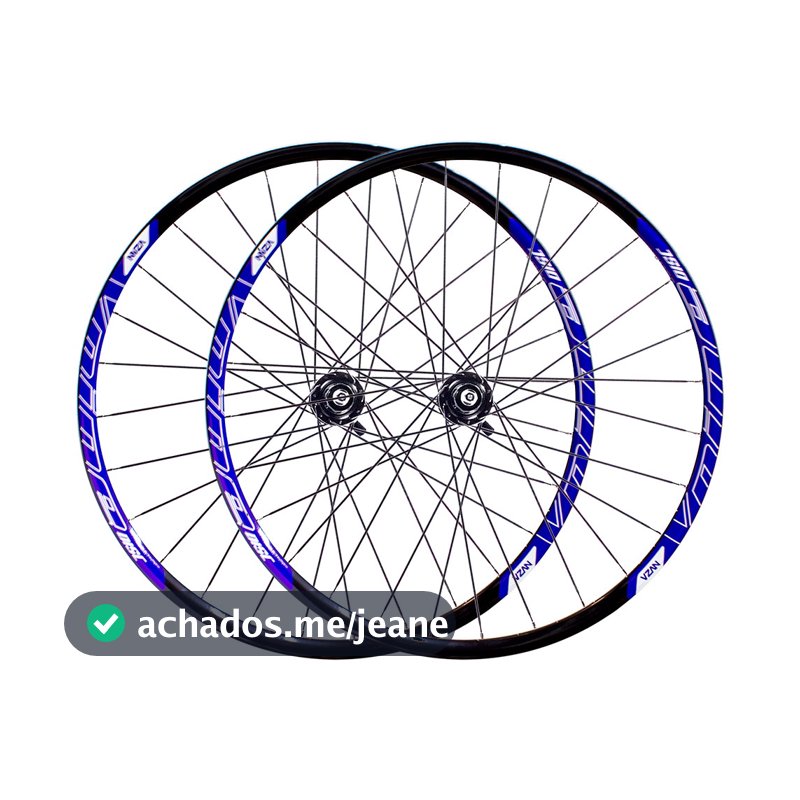 Rodas Aro 29 Rosca Mtb Vzan V-nine 36 Furos MTB o Par - Azul