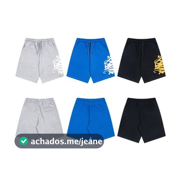 Novo estilo SYNA WORLD Street Wear Shorts Cinco Pontos Calças Esportivas Casuais Sweatpants Casual