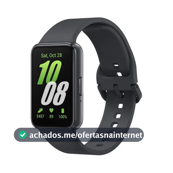 Smartwatch Samsung Galaxy Fit 3 Sm-R390 Relógio Digital 40mm Grafite