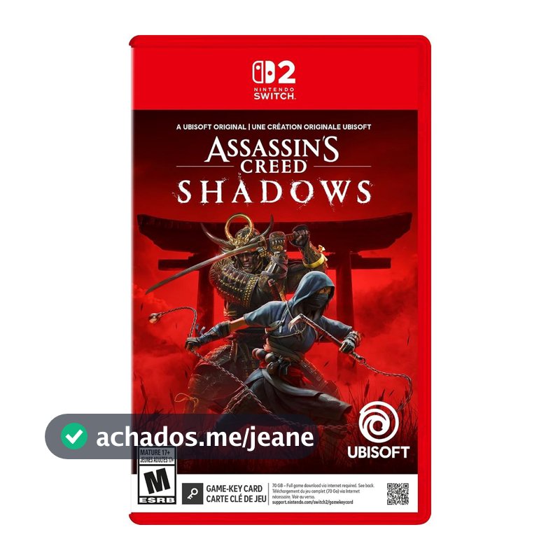 Assassins Creed Shadows Switch 2 Midia Fisica