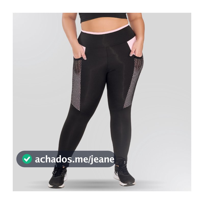 Calça Avulso Plus Size Legging De Academia Reforçada Grossa Básica