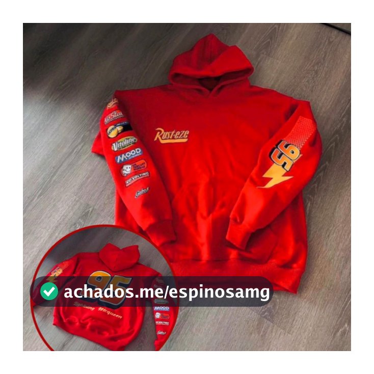 MOLETOM RELAMPAGO MCQUEEN CARROS DESENHO (( LANÇAMENTO )) ADULTO 50% ALGODÃO 50% POLIESTER