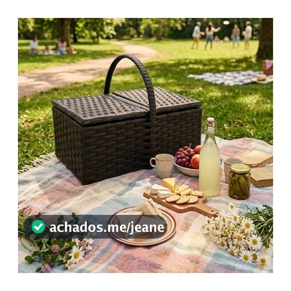 Cesta de piquenique tamanho G direto da fabrica