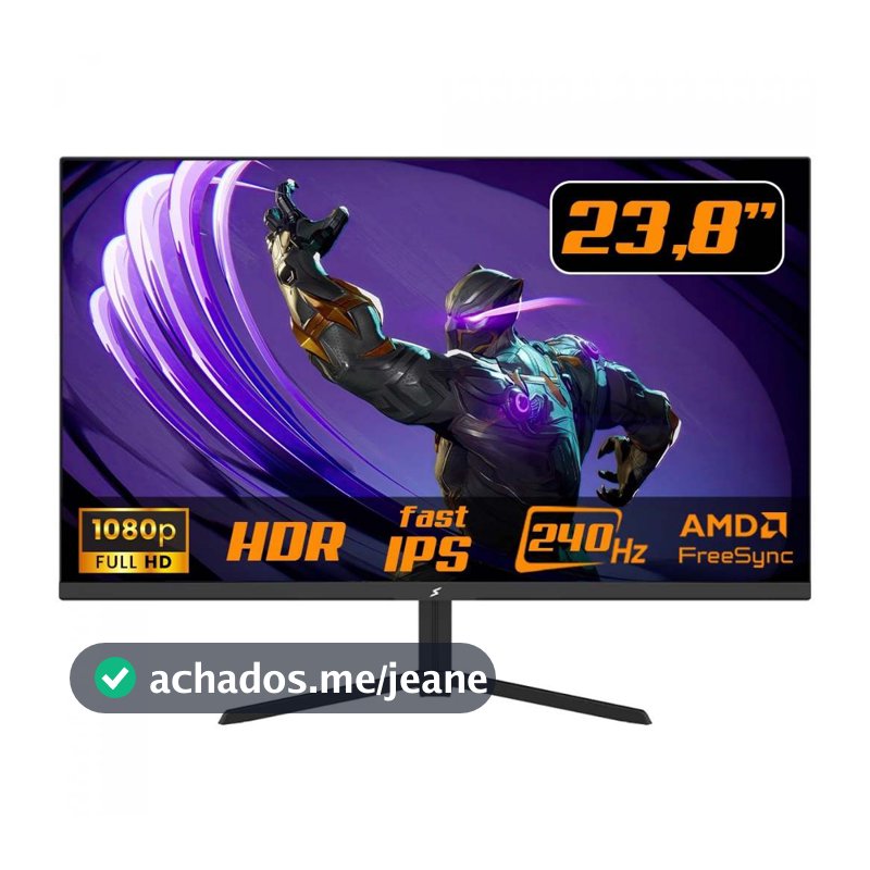 Monitor Gamer SuperFrame Vision 23.8 Pol FHD IPS 240Hz HDR FreeSync/G-Sync SFVSFB-24240-FHD-PRO