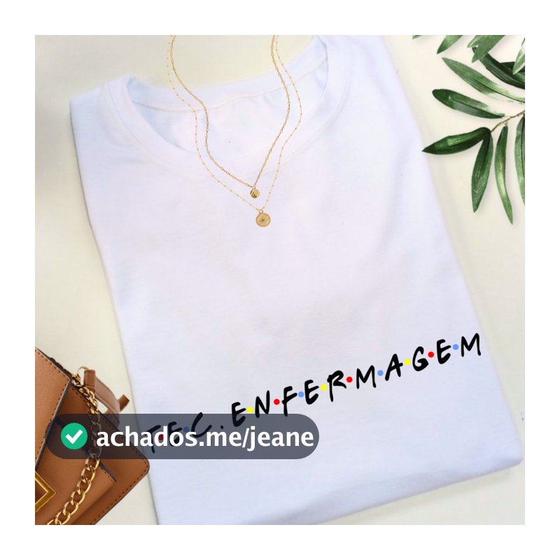 Blusa T-Shirt Camiseta Feminina Profissão Téc. de Enfermagem