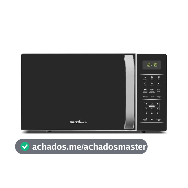 Micro-Ondas BMO23 20L Limpa Fácil 1100W Britânia