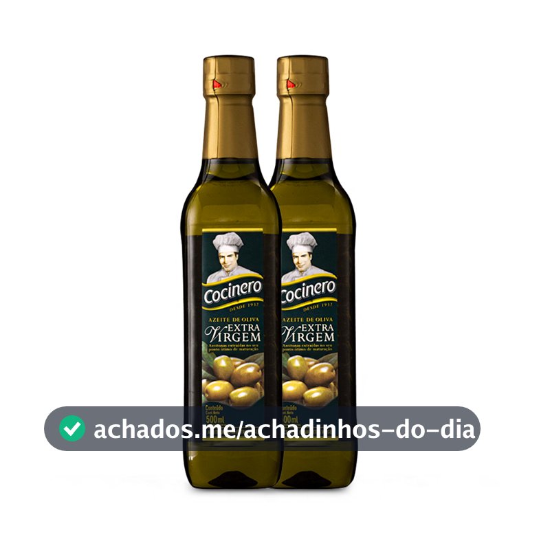 Kit 02 Unidades Azeite Extra Virgem 500ml Cocinero