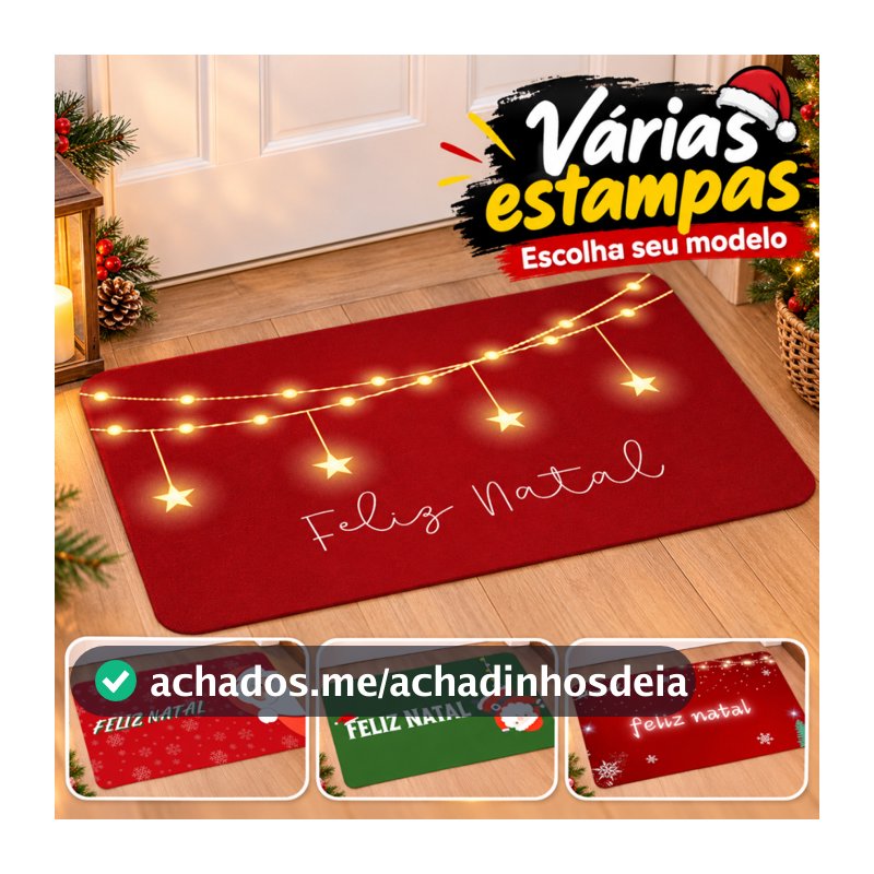 Tapete Para Porta Decorativo Feliz Natal Papai Noel Papai Noel Divertido Natal Delicado Entrada Feliz Natal
