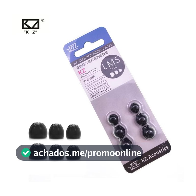 Borrachinha Para Fone Ouvido De silicone Kz 3 Pares