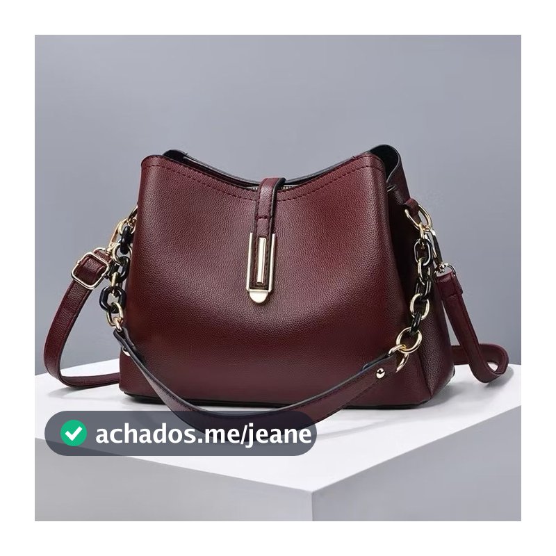 Bolsa Feminina Estilo Blogueira Chic para uso dia a dia 2 alças